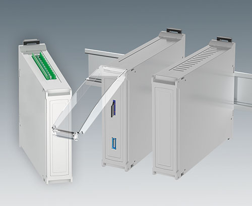 New RAILTEC BP, M22 DIN rail enclosures