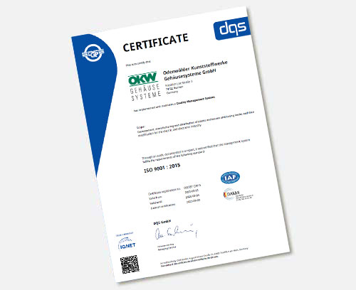 ISO 9001:2015 Certificate 