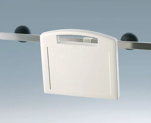 Holding clamp for DIN rails EN ISO 19054 (accessory)