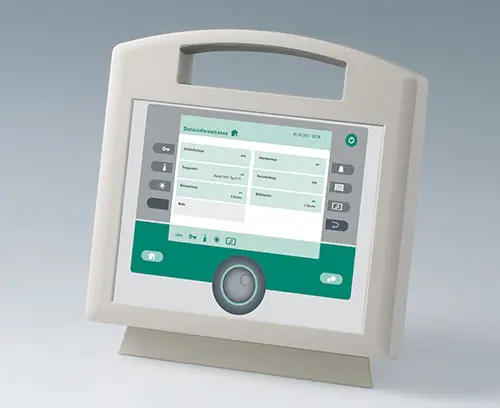 Recessed top for a membrane keypad