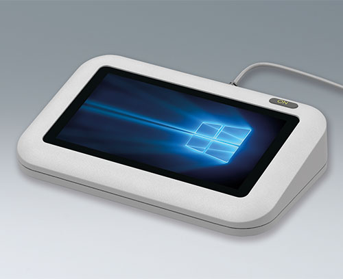 EVOTEC desktop enclosure with touchscreen