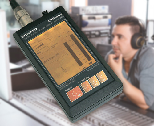 Portable analyser for digital-audio interfaces, Schmid electronic