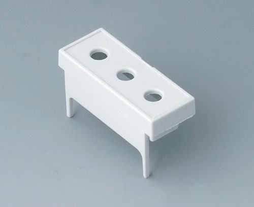 B6801115 Terminal guards, with holes, 10.16 mm