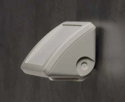 Wall mounted application with ergonomic operation area