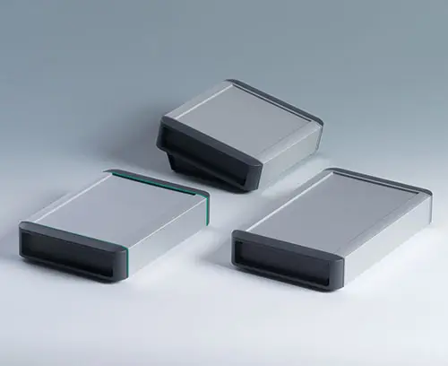 Highly versatile design can be used as a handheld, table-top or sloping front enclosure