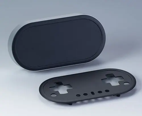 Top part with cutouts for interfaces (machining on demand)