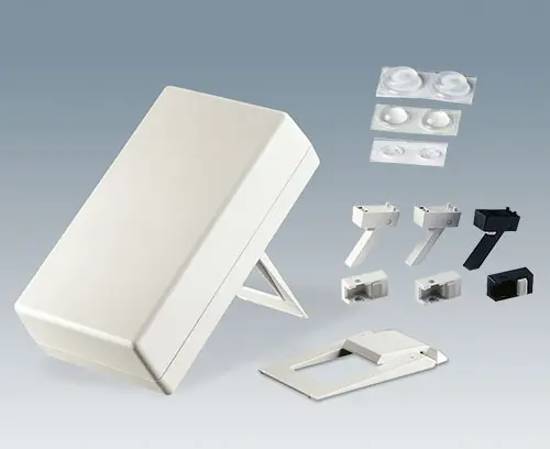 Tilt foot bar and case feet