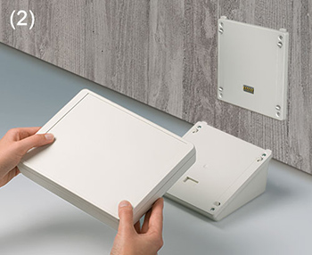 Interface-Terminal enclosures with charging stations