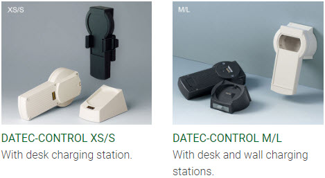 Handheld enclosures with desk/wall stations