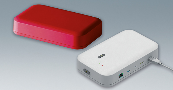 Custom color EVOTEC plastic electronic enclosures