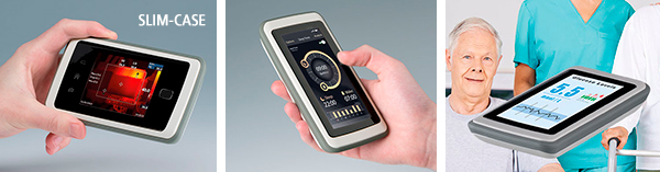 SLIM-CASE touchscreen handheld enclosures