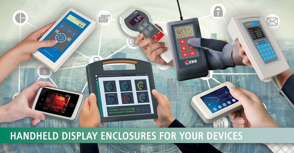 Handheld display enclosures from OKW