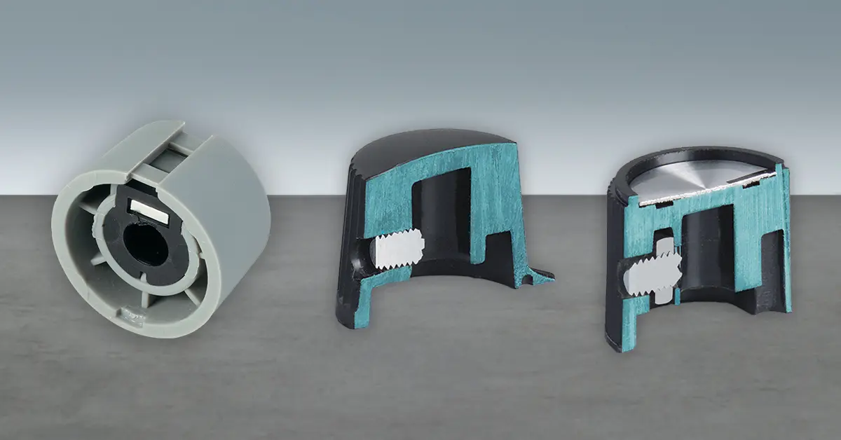 Lateral screw fixing knobs Lateral screw fixing knobs