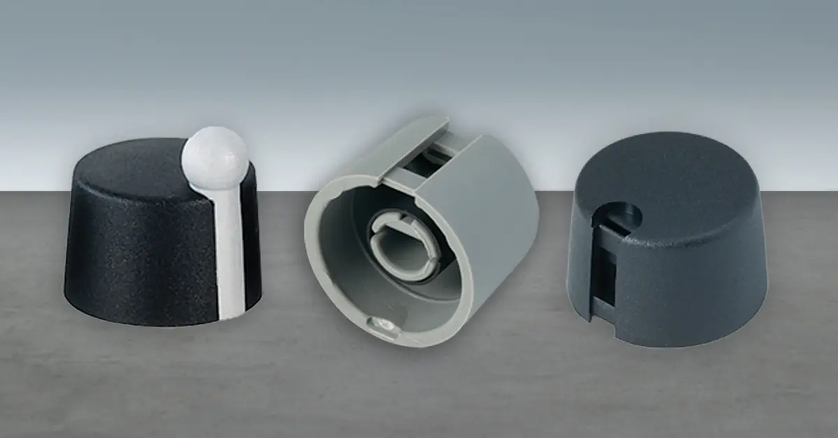 Push-on friction-fit knobs Push-on friction-fit knobs